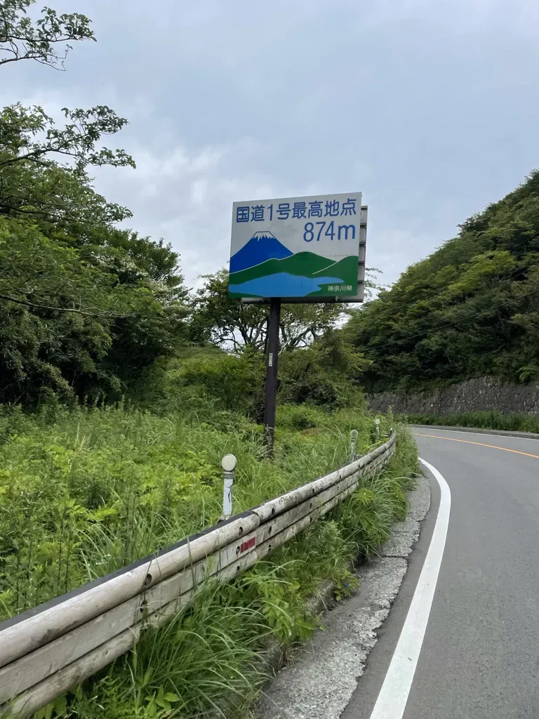 とりあえず丘を下って登ったところの頂上っぽいところ。セグメントは1つ前の丘まででした。
