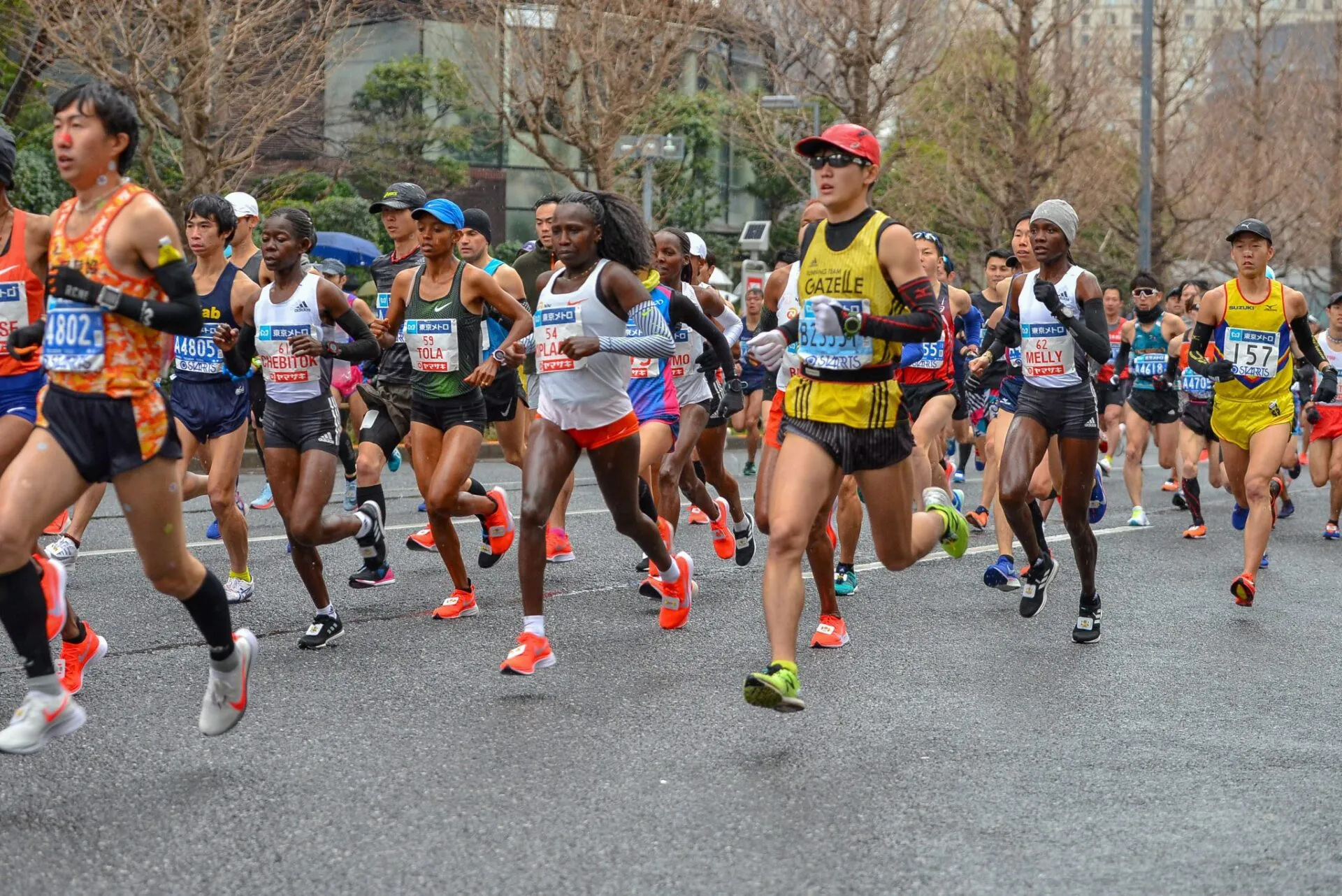 ランナーの表情12