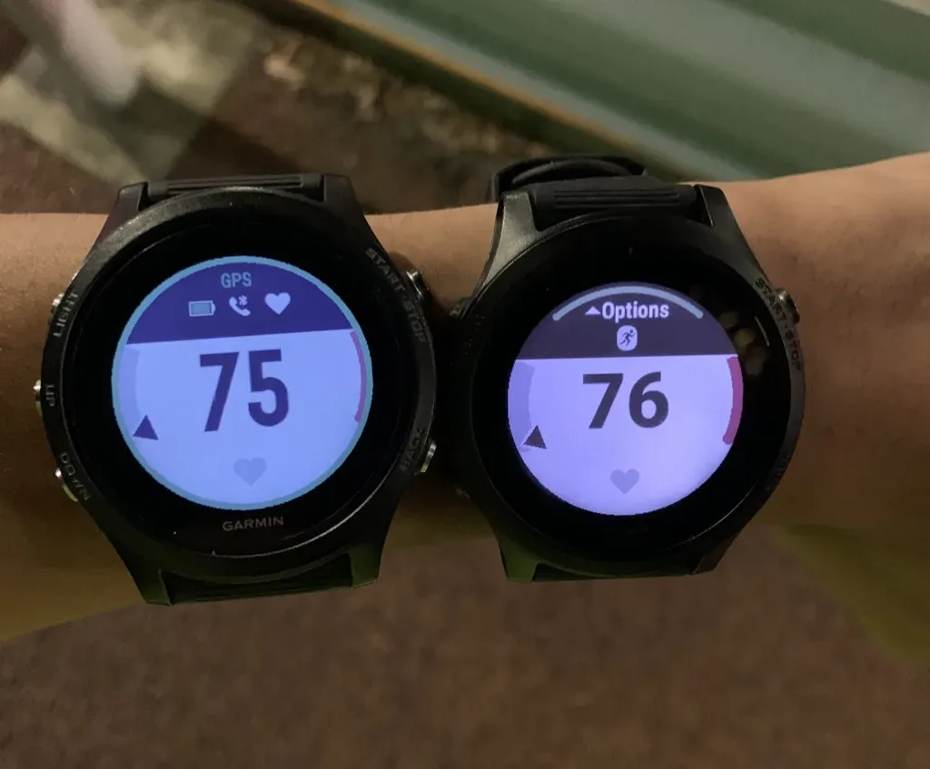 GPS accuracy check between Garmin Foreathlete 935 and 945(GPS精度テスト)