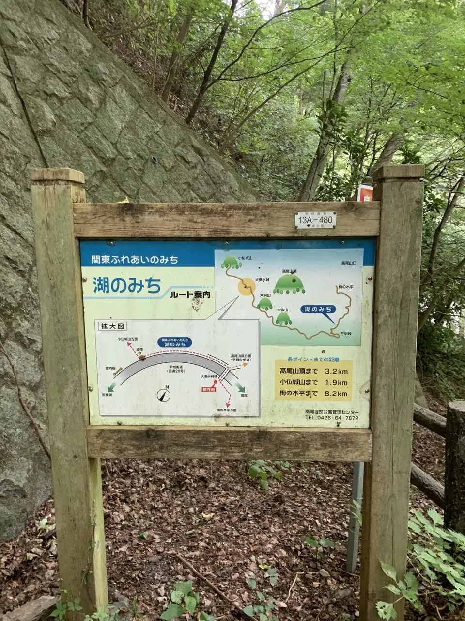 大垂水峠。3分岐。