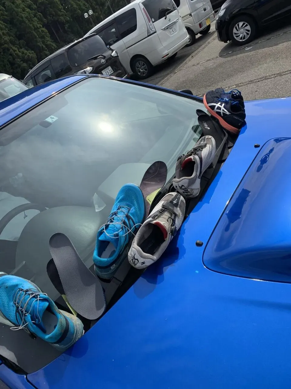 雨に降られると、洗濯が大変!