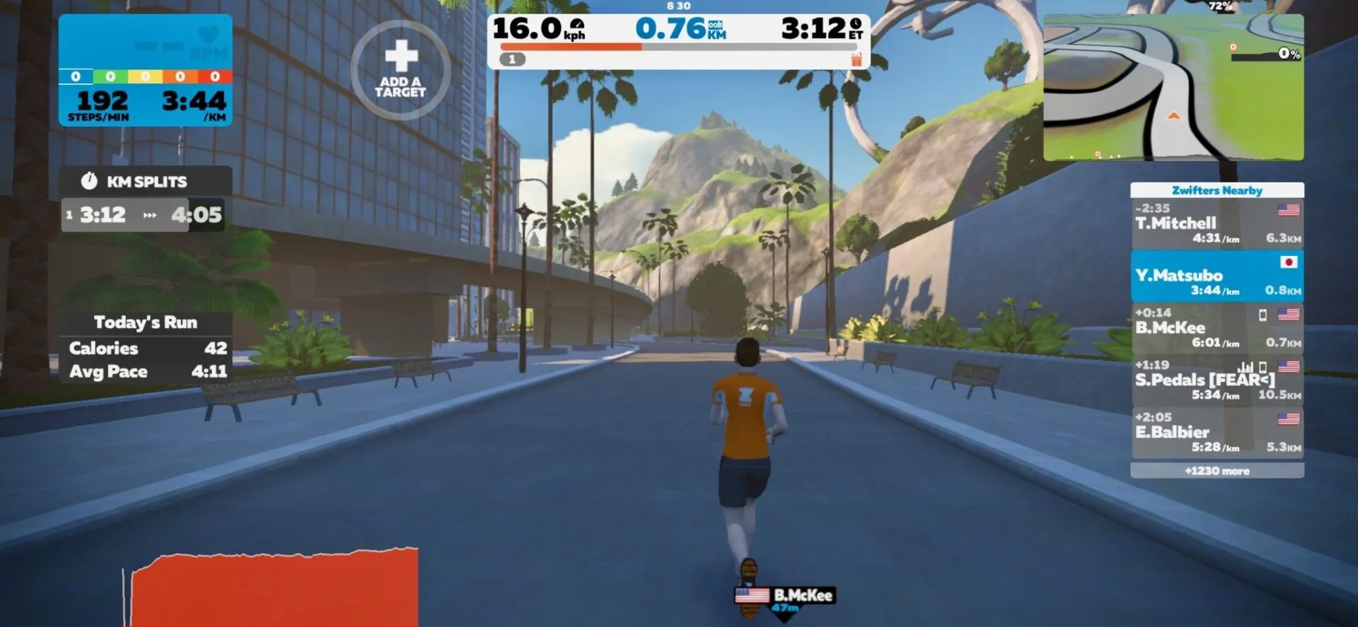 Zwiftでランニングをやってみた - 画像10