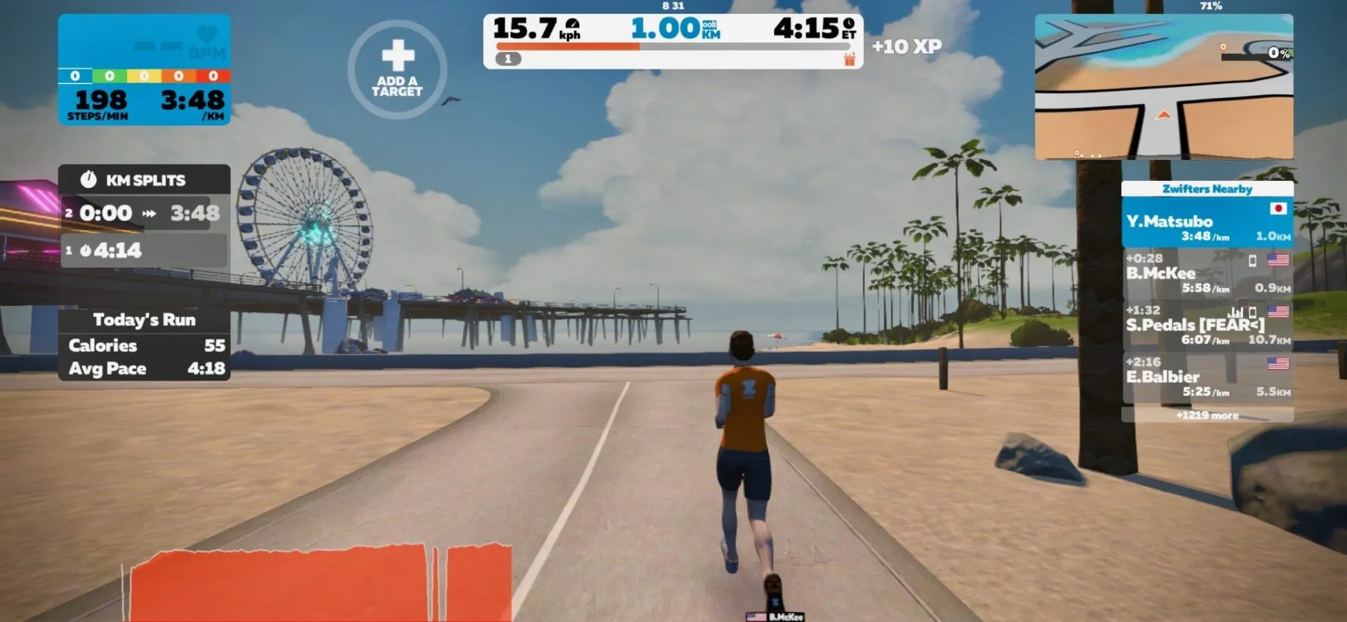 Zwiftでランニングをやってみた - 画像12