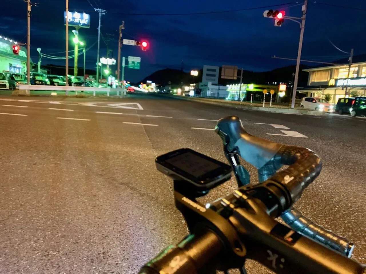 何度かマクドナルドの誘惑に負けそうになりながら漕ぐ。