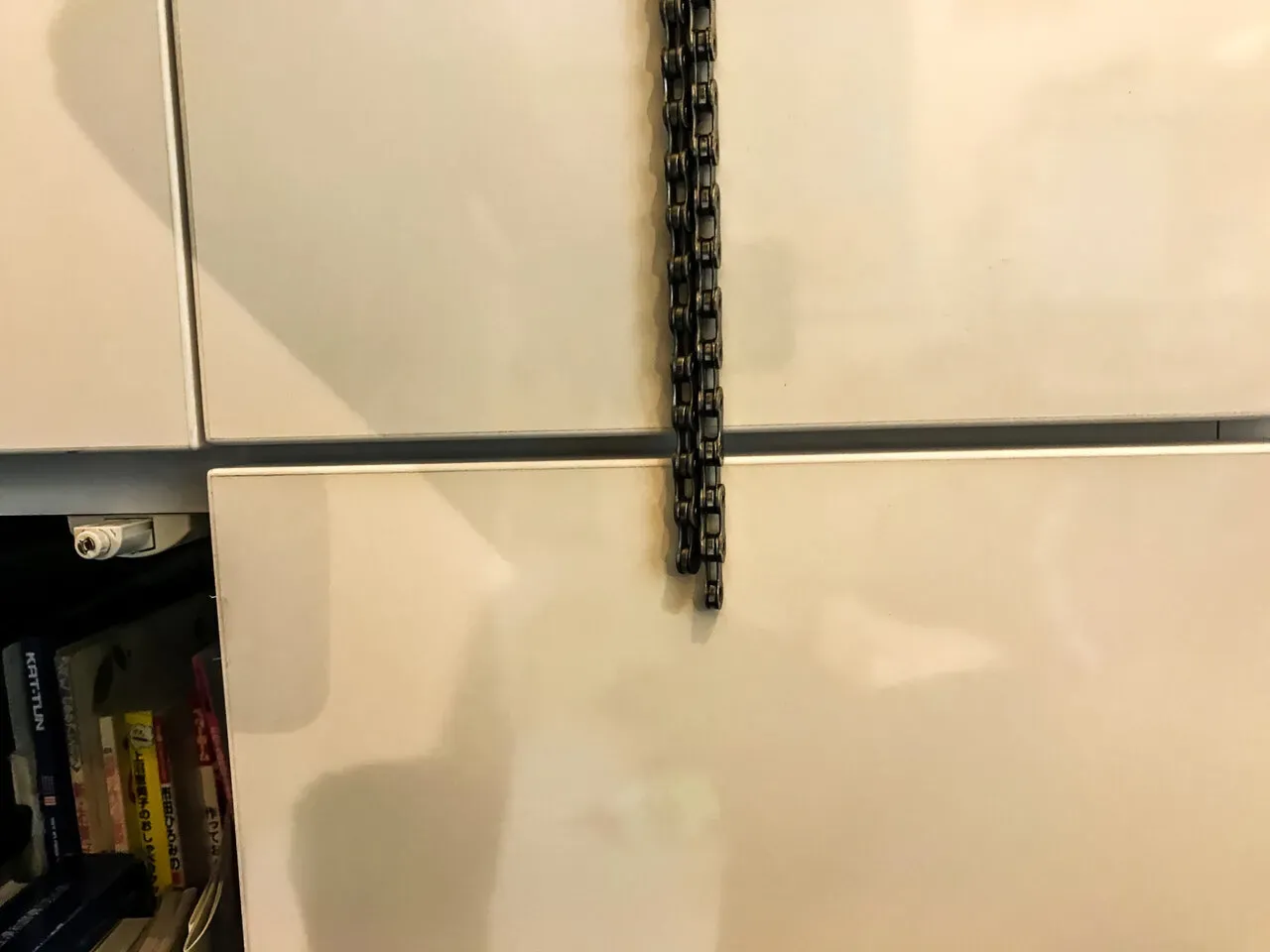 新旧チェーンの長さ比較