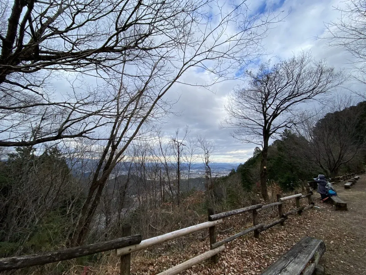 百々ヶ峰の中腹。