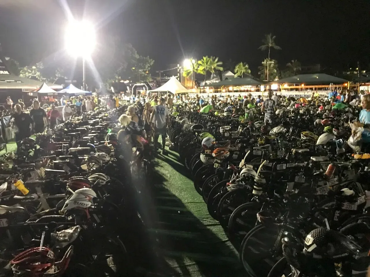 バイクセットアップの様子