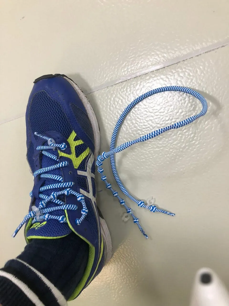 ゴム靴紐テスト