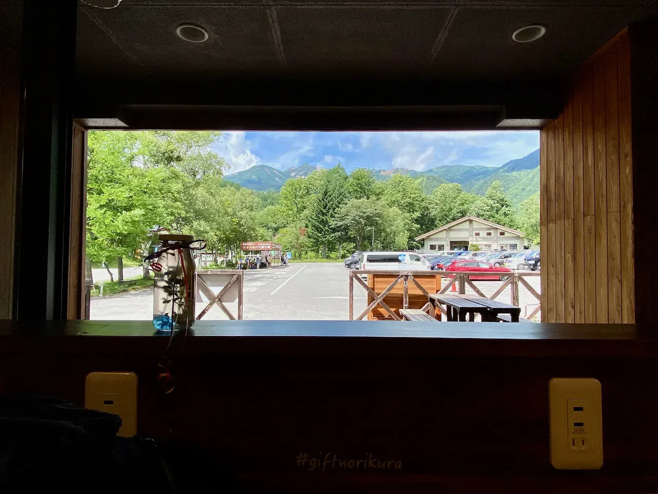 バスが来たら見える