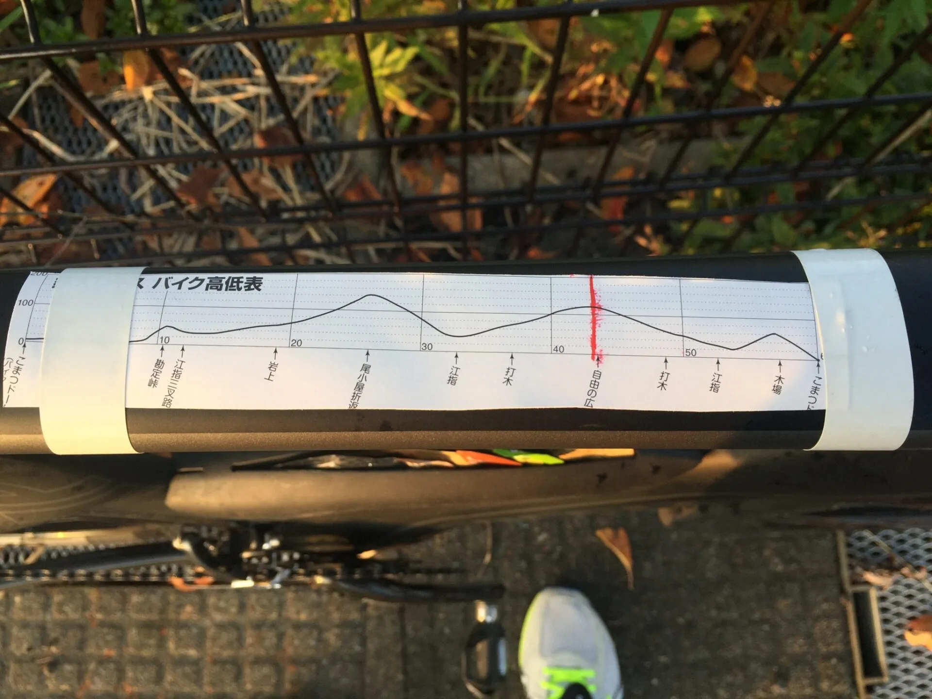 小松鉄人レース 高度表