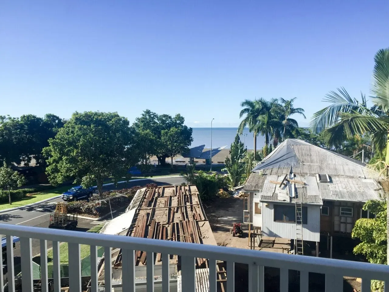 フロントからすごい遠い部屋。