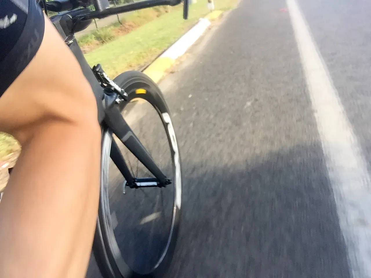 Ave40km/h近く出て調子良い！と思っていましたが、追い風でした。