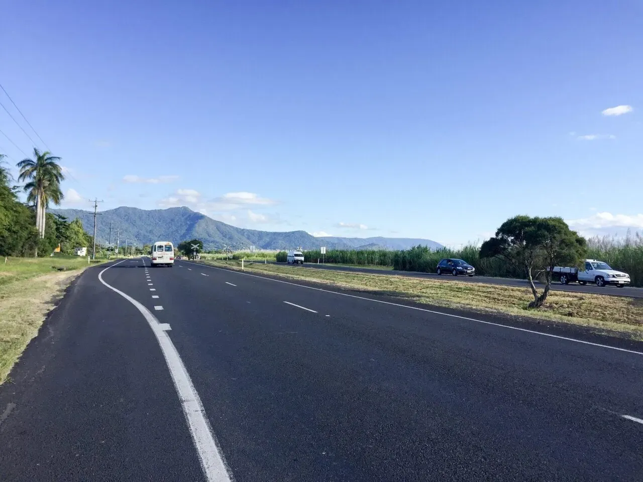 とても天気が良い！でも、レース日は雨予報。