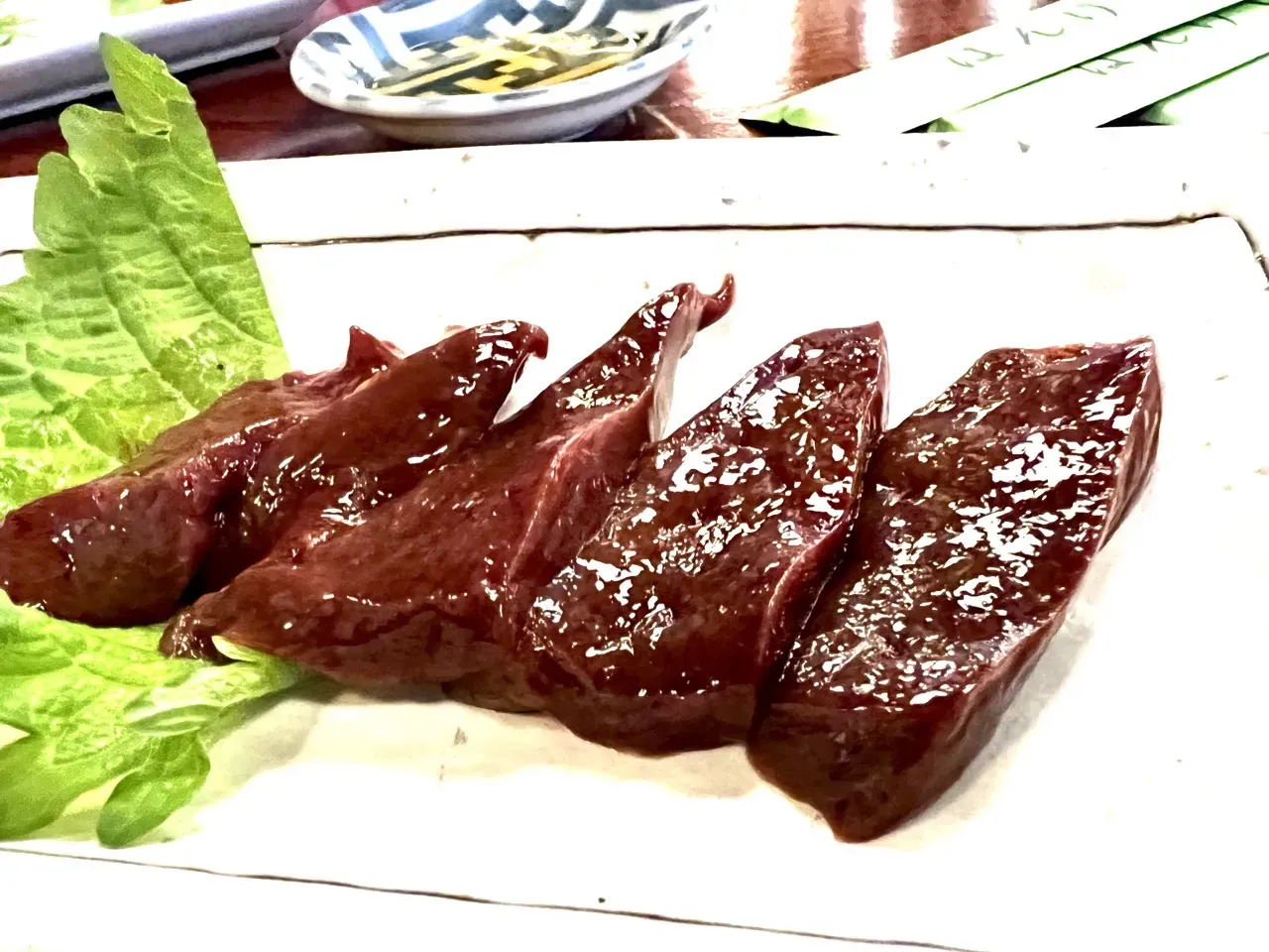 馬のハツかレバー