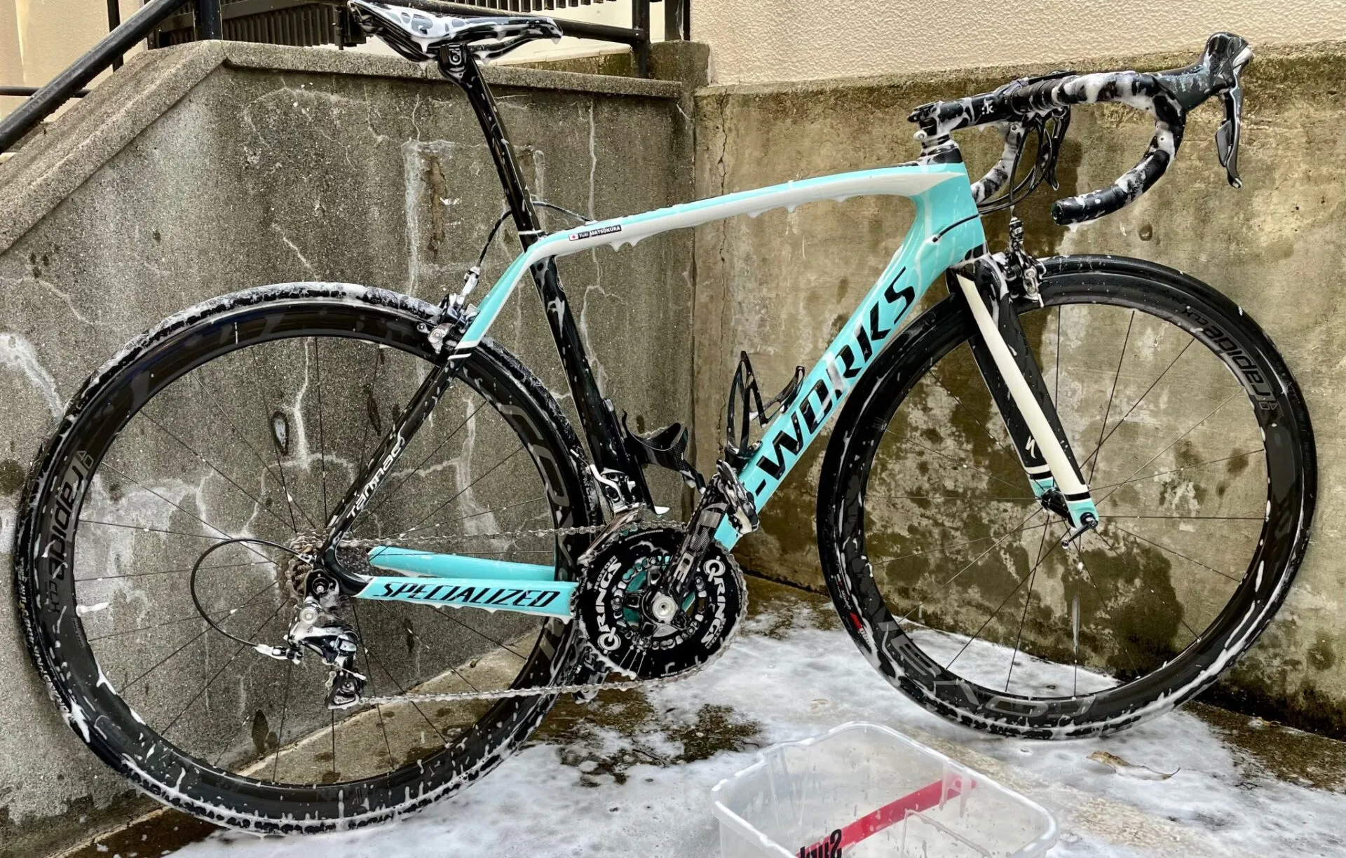 カー用品シャンプーでロードバイクを洗車したらイマイチだった