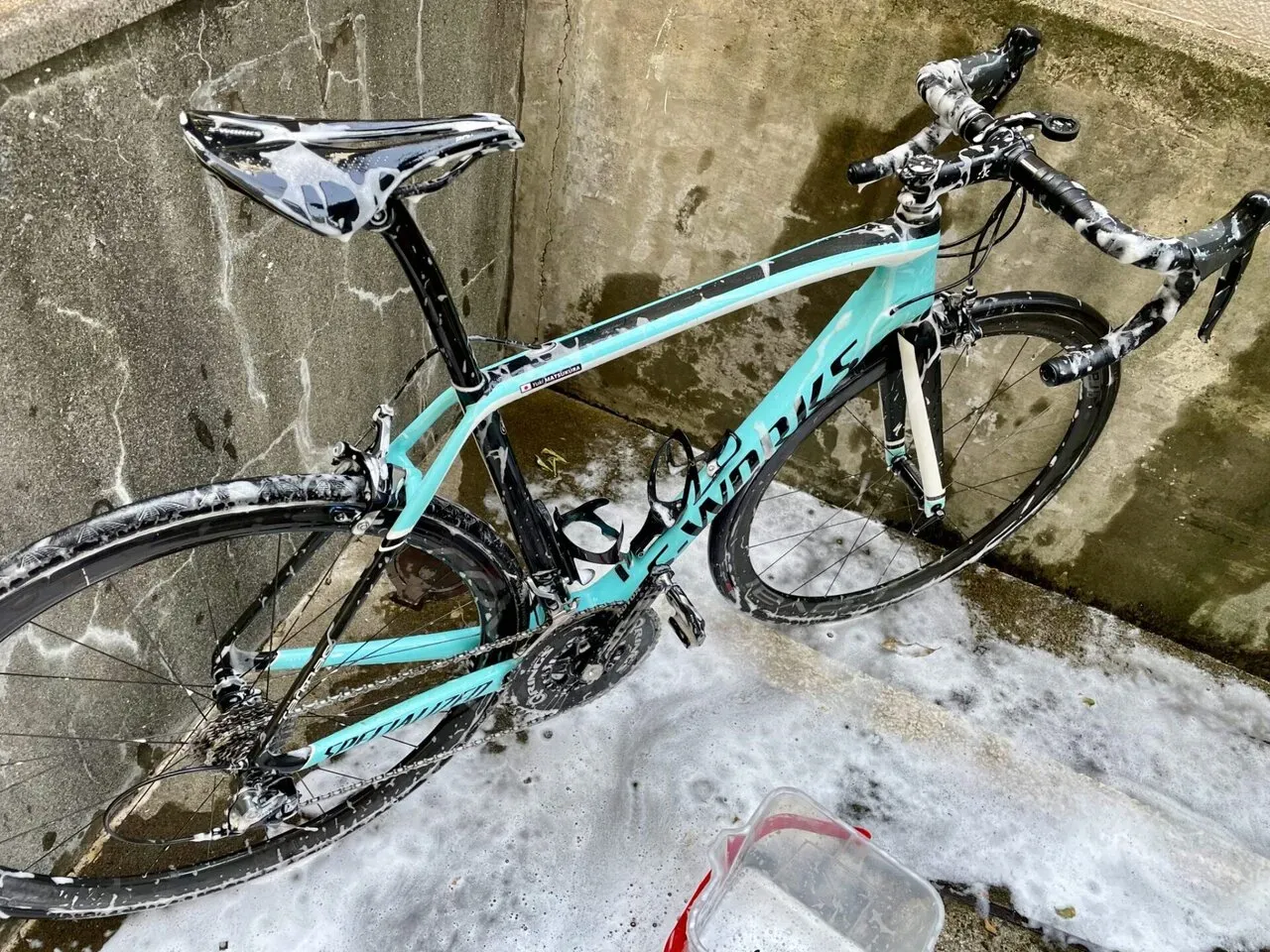 カー用品シャンプーでロードバイクを洗車したらイマイチだった - 画像1