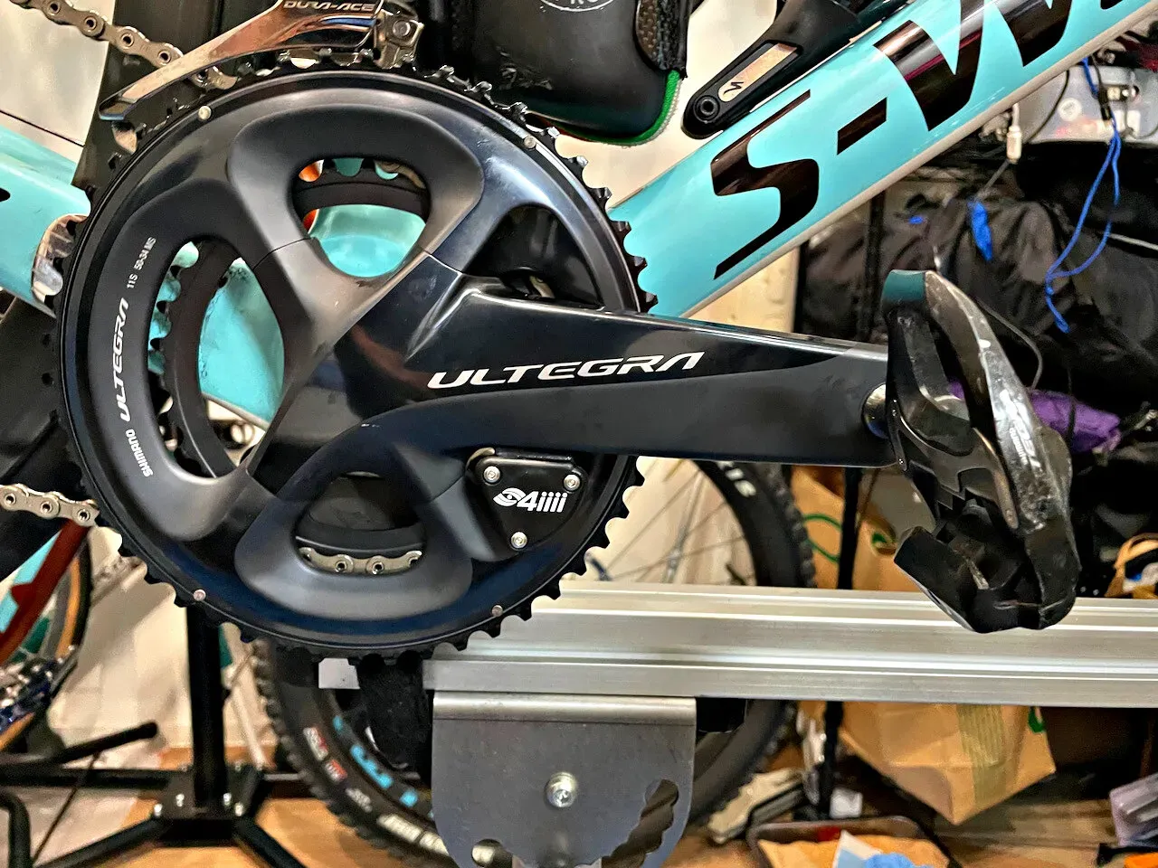 4iiiのUltegra クランクパワーメーターの取り付け