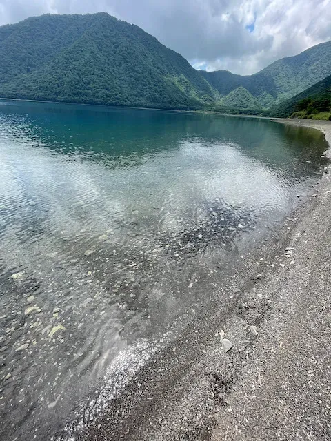 水の透明度が高い