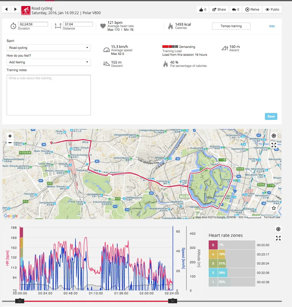 polar flow v800 venge vias