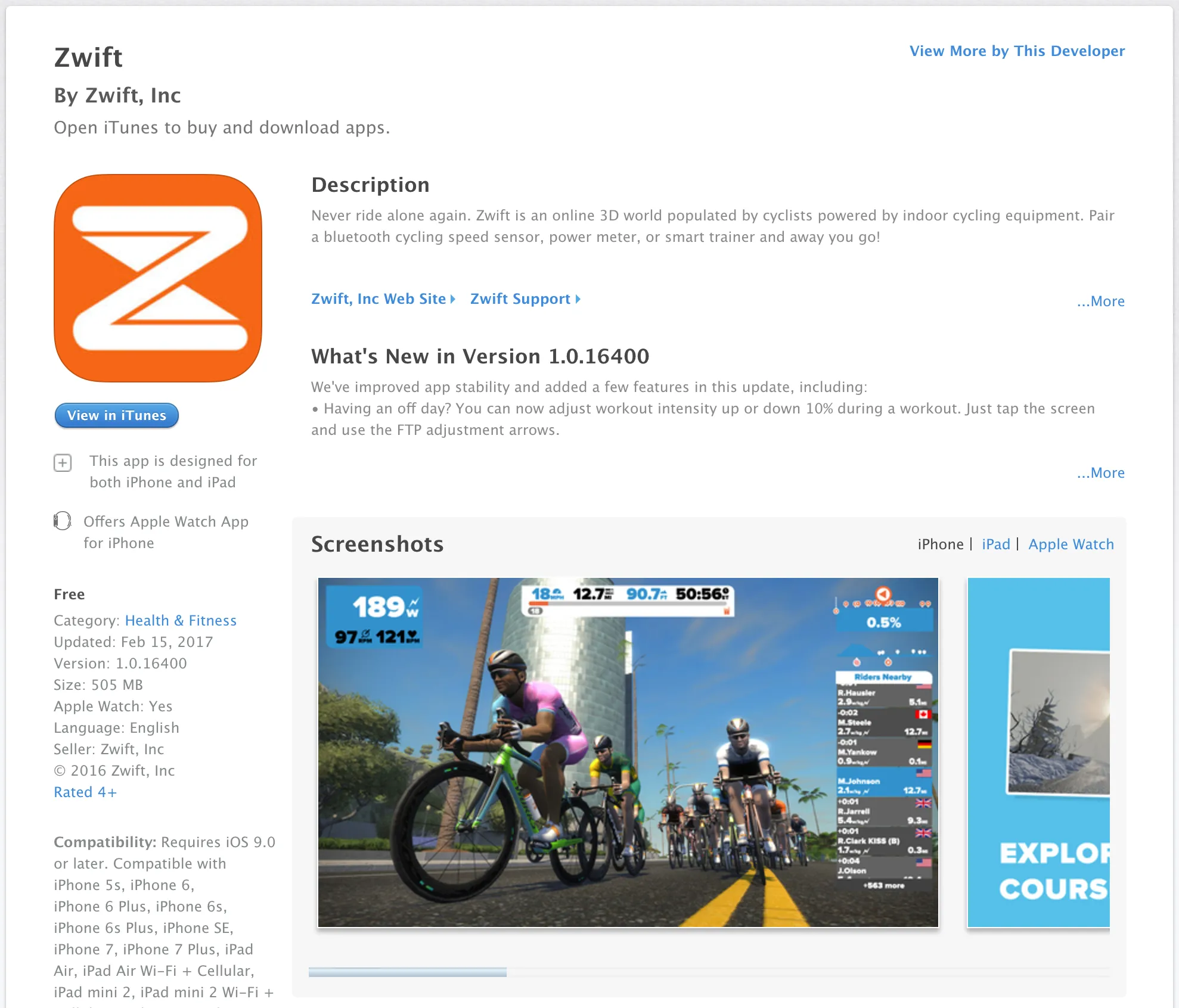 zwiftがiOSに対応して超便利！ - 画像1