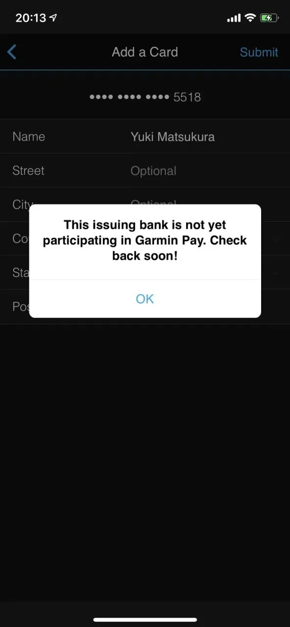 アマゾンのクレカは使えない！Apple Payでは使えているのに。