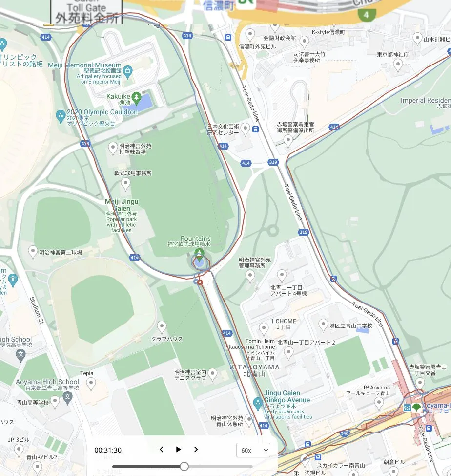 Garmin Forerunner 965と2バンドGPS受信の精度をレビュー。かなり高精度！ - 画像6