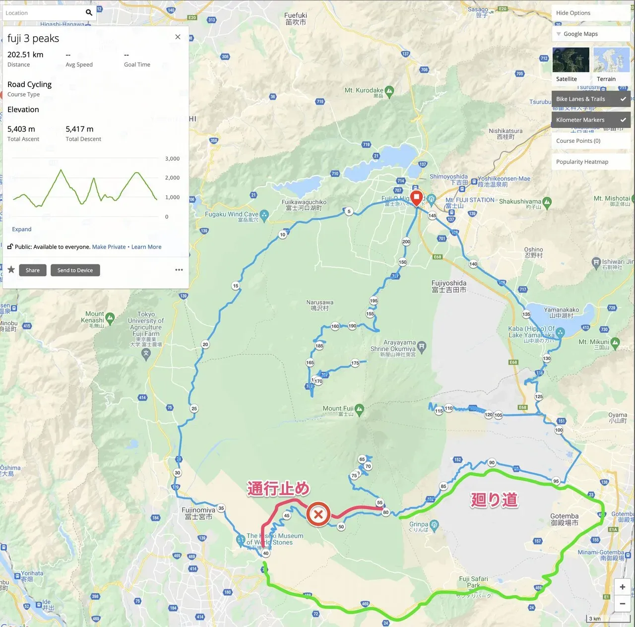 通行止めがあって廻り道しました。