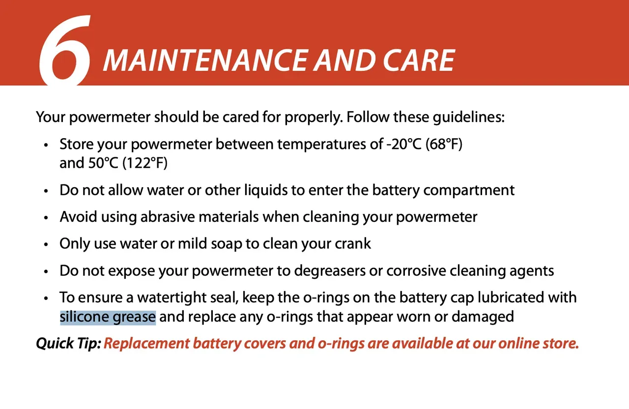 4iiii PRECISIONのパワーメーターの電池ケースに浸水 - 画像1