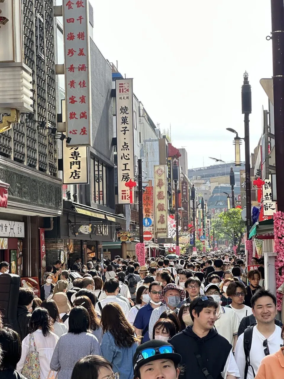 ゴールデンウィークで大混雑の横浜中華街