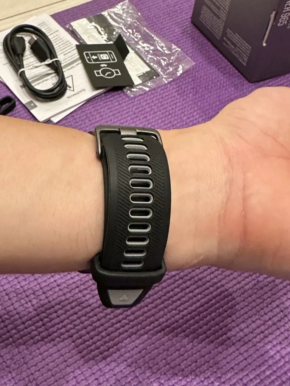 Forerunner 965を装着