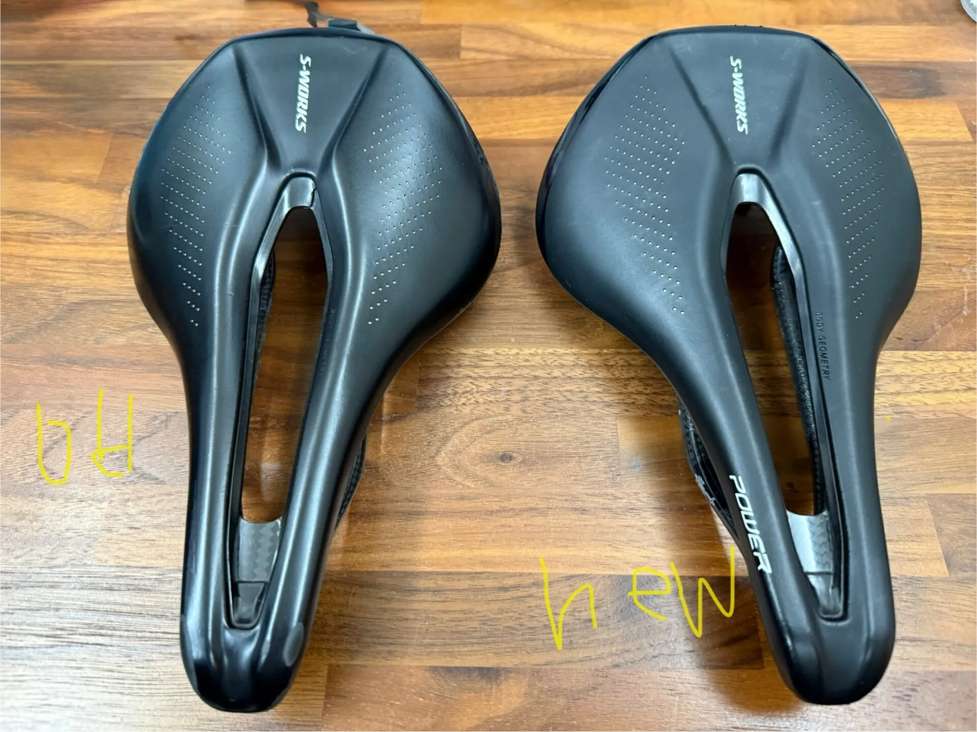 S-works Powerサドルが壊れたので交換