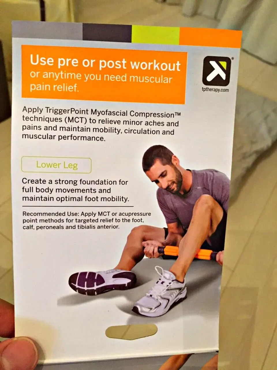 手持ちフォームローラーでリカバリー促進！